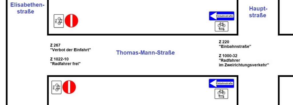 240617_Probezeit für Einbahnstraßenregelung an der Geschwister-Scholl-Schule